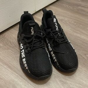 Furuian Steel Toe Black Sneakers